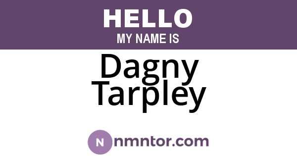 Dagny Tarpley