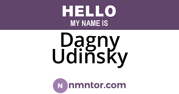 Dagny Udinsky