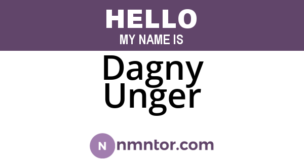 Dagny Unger