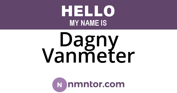 Dagny Vanmeter