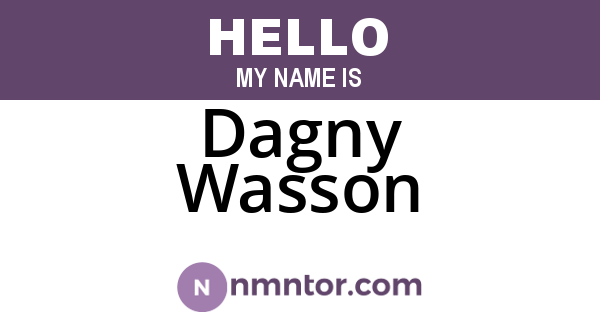 Dagny Wasson