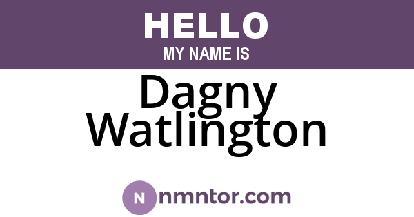 Dagny Watlington