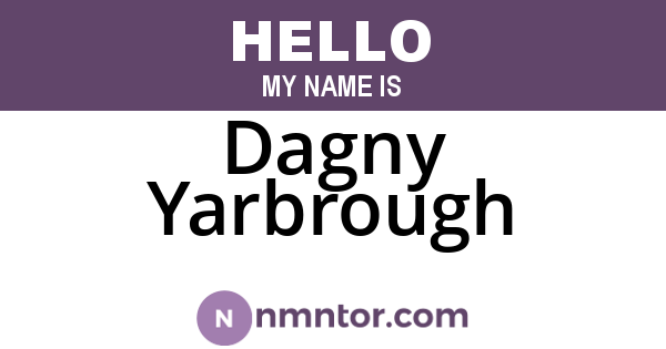 Dagny Yarbrough