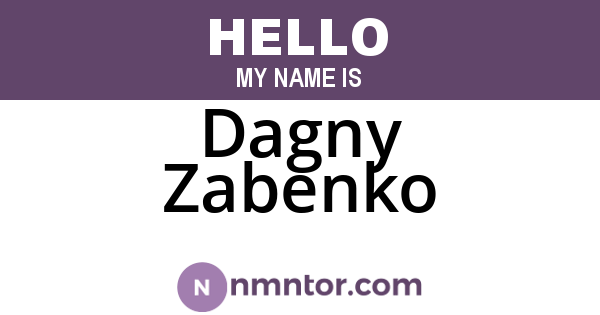 Dagny Zabenko
