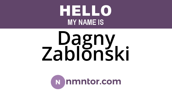 Dagny Zablonski