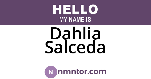 Dahlia Salceda