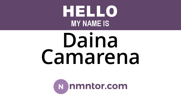 Daina Camarena
