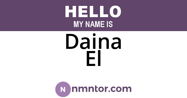 Daina El