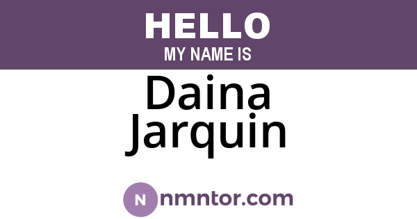 Daina Jarquin