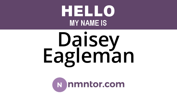 Daisey Eagleman