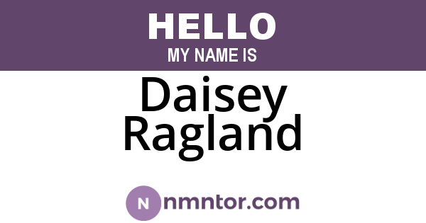 Daisey Ragland
