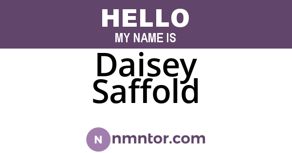 Daisey Saffold