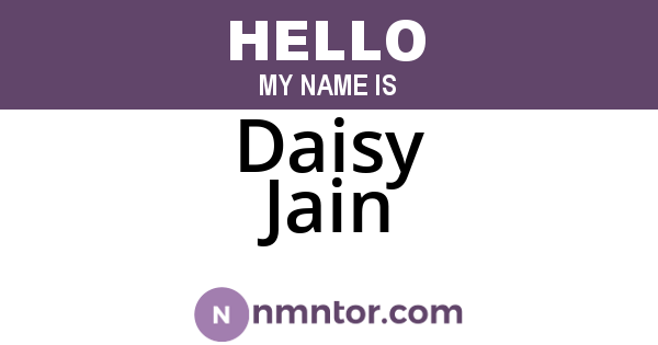 Daisy Jain