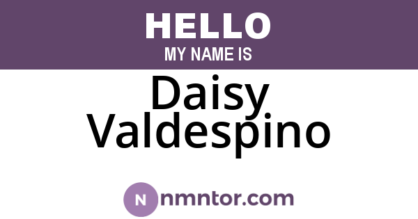 Daisy Valdespino