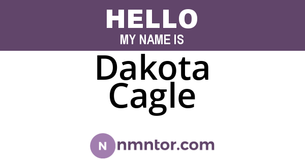 Dakota Cagle