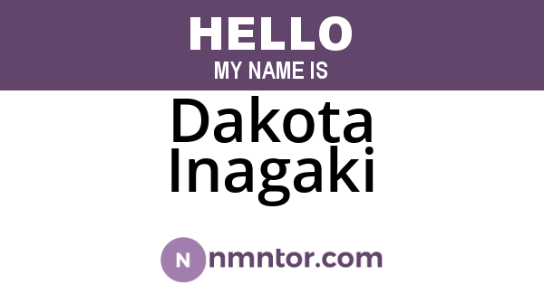 Dakota Inagaki