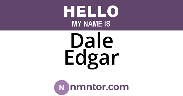 Dale Edgar