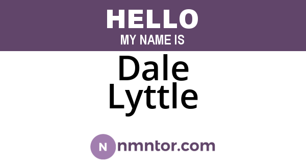 Dale Lyttle