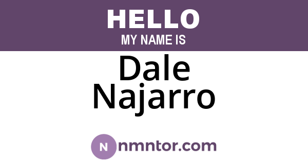 Dale Najarro