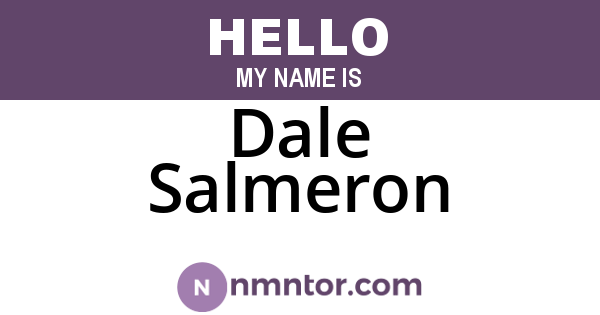 Dale Salmeron