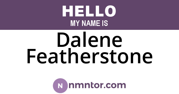 Dalene Featherstone