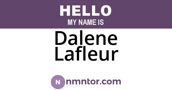 Dalene Lafleur