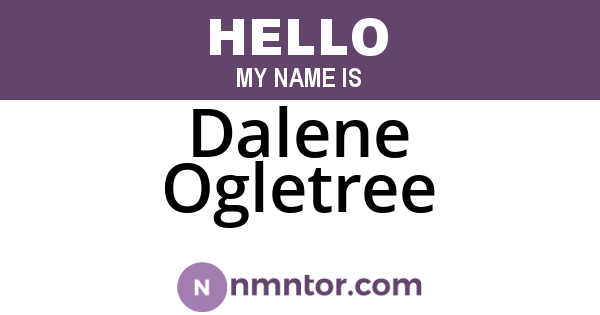 Dalene Ogletree