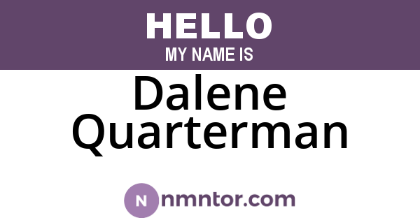 Dalene Quarterman