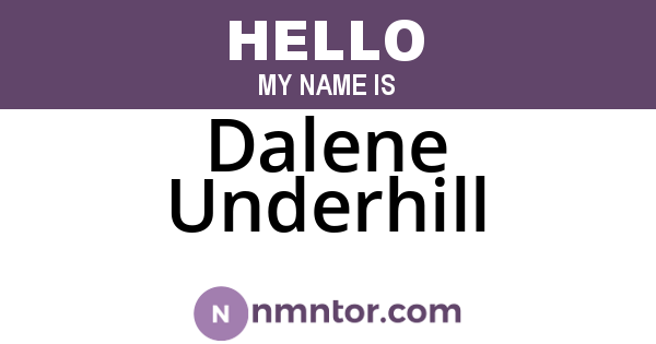 Dalene Underhill