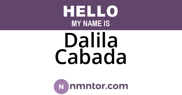 Dalila Cabada