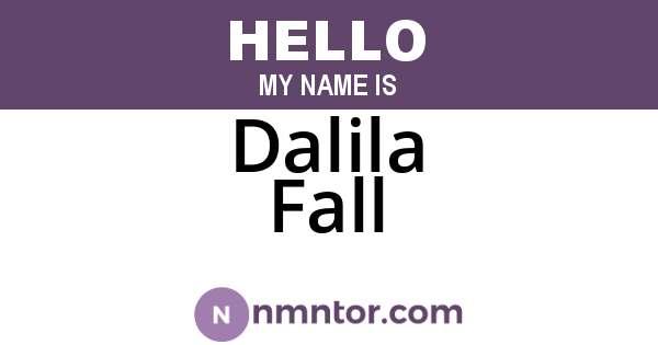 Dalila Fall