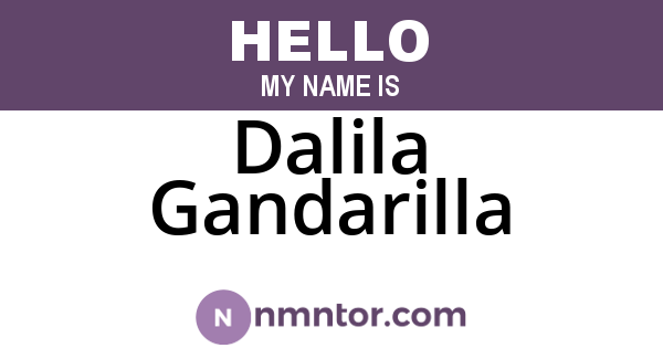 Dalila Gandarilla