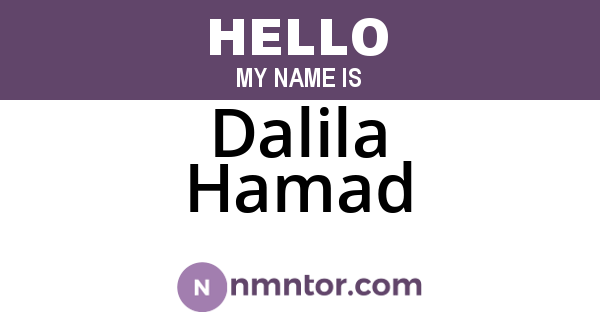 Dalila Hamad