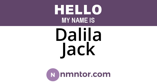 Dalila Jack