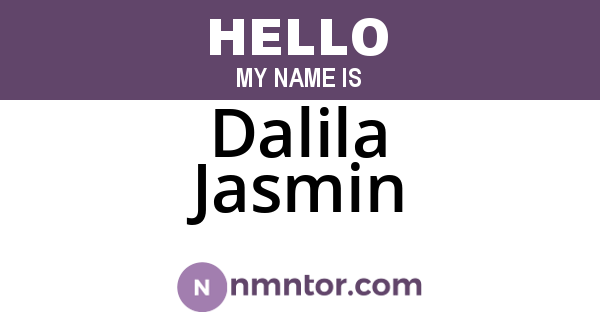 Dalila Jasmin