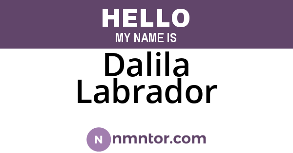 Dalila Labrador