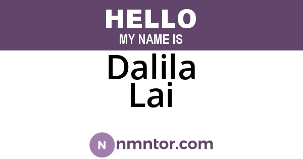Dalila Lai