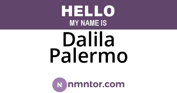 Dalila Palermo