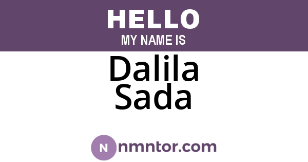 Dalila Sada