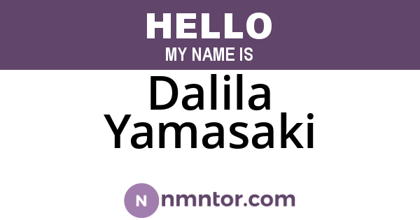 Dalila Yamasaki