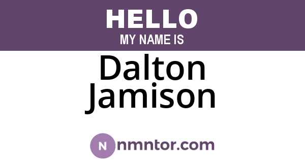 Dalton Jamison