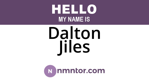 Dalton Jiles