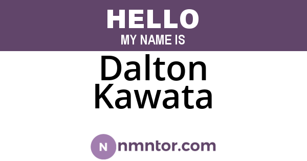 Dalton Kawata