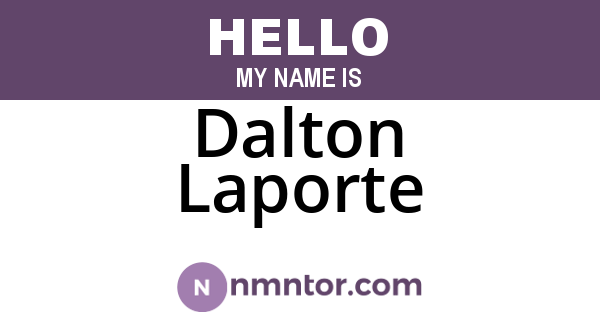 Dalton Laporte