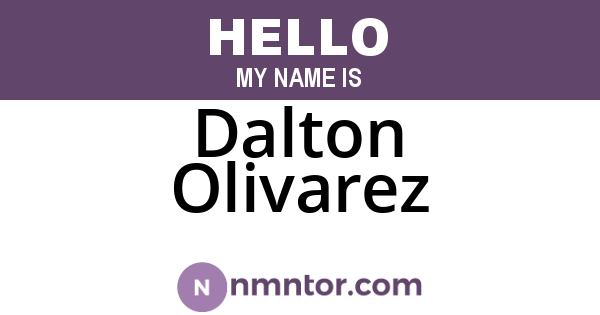 Dalton Olivarez