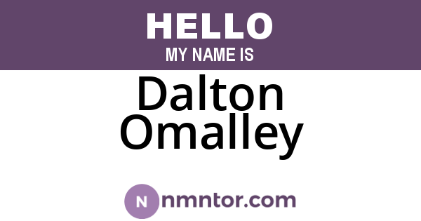 Dalton Omalley