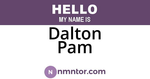 Dalton Pam