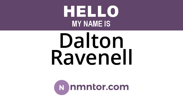 Dalton Ravenell