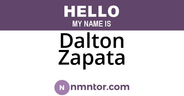 Dalton Zapata