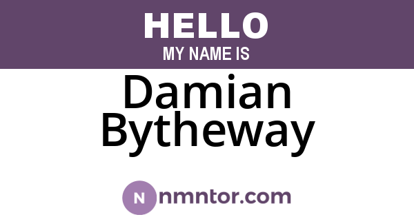 Damian Bytheway